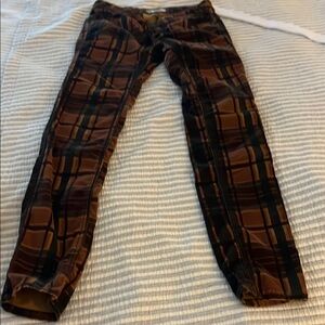 Free People Plaid Pants